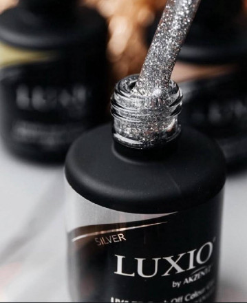 LUXIO   Top SILVER   15мл   Топ с шиммером с л/с