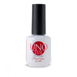 UNO LUX   Top HIGH GLOSS   15мл (16г)   Топ без л/с