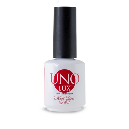 UNO LUX   Top HIGH GLOSS   15мл (16г)   Топ без л/с