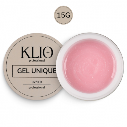 KLIO   Гель для моделирования Unique gel   №01  PINK GLOW   15г