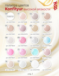 BSG   Гель для моделирования жидкий   НИЗКАЯ ВЯЗКОСТЬ   KONFITYUR   #00   Прозрачный   60г (шайба)