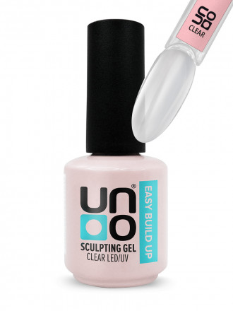 UNO   Gel EASY BUILD UP CLEAR   15мл (16г)   Гель для укрепления базовый