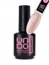 UNO   Base Gel Rubber Color   ALMOND   10мл (12г)   База камуфлирующая