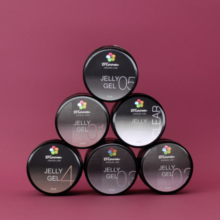 BLOOM   Gel JELLY CLEAR   30мл   Гель-желе для моделирования прозрачный