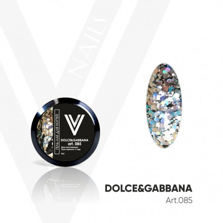 VOGUE NAILS   Гель-лак с блестками  5мл (банка)  #085