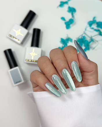 ALTA NIVELO   Гель-лак кошачий глаз   10мл   CAT MAGIC   #163